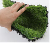 Synthetischer 30x30cm Garten-gefälschter künstlicher Gras-Teppich für Balkon