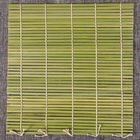 Nahrungsmittelsafe natürliches Bambussushi-Rollen Mat Kit Flatstick 27cm 3mm